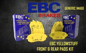 NEW EBC YELLOWSTUFF FRONT AND REAR BRAKE PADS KIT PERFORMANCE PADS PADKIT2570 - Picture 1 of 6