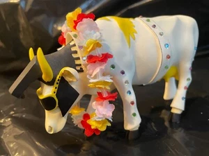 Cow Parade -Rock-N-Roll Cow- Ceramic Figurine 9137 Figure - Picture 1 of 2