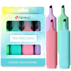 4-48 verschiedene Textmarker Stifte Set Packung Pastell Helle Farben Marker Schule - Bild 1 von 11