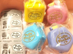 Polly Pocket Miniature charm BANDAI Gashapon complete set of all 4 types Gacha - Picture 1 of 3