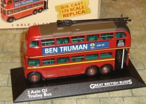 TROLLEY BUS QI DE 3 EJES - TRANSPORTE DE LONDRES - - 1:76 - OO - FUNDIDO A PRESIÓN - EN CAJA - Imagen 1 de 5