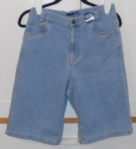 BOY'S BASIC EDITIONS MEDIUM WASH JEAN SHORTS - SIZE 14 HUSKY - Picture 1 of 3