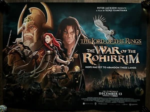 The War Of The Rohirrim : Lord Of The Rings Original Quad Cinema Poster 2024 - Picture 1 of 5