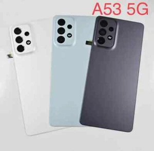 ORIGINAL / GENUINE REAR HOUSING BACK DOOR BATERY COVER  FOR SAMSUNG GALAXY A53 - Picture 1 of 4