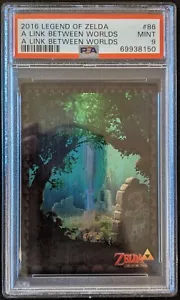 2016 ENTERPLAY LEGEND OF ZELDA A LINK BETWEEN WORLDS #86 FOIL PSA 9 - Picture 1 of 1