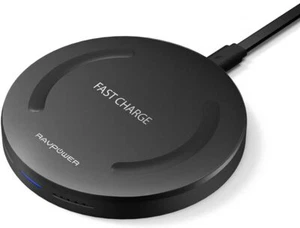Fast Wireless Charger RAVPower 7.5W Compatible iPhone 16/15/14/13/12 Pro Max/Xs/ - Picture 1 of 6