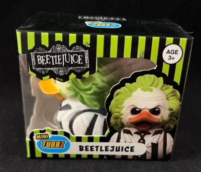 Mini Tubbz - Beetlejuice - Beetlejuice - резиновая утка - высота около 2 дюймов - Изображение 1 из 4