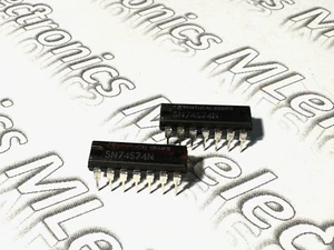 2x  SN74S74N  TI  Dual D-type Positive Edge Triggered Flip-flop DIP 14 IC SN7474 - Picture 1 of 6