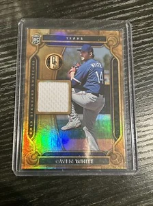 Owen White 2023 Panini Chronicles Gold Standard Swatches Jersey Patch RC - Picture 1 of 4