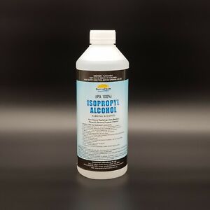 Isopropyl Rubbing Alcohol,Isopropanol 100%, IPA, Sanitiser,1 Litre, Disinfectant