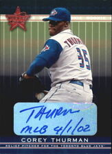 2002 (BLUE JAYS) Leaf Rookies and Stars Great American Signings #341 Thurman