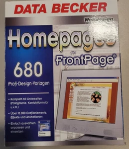DATA BECKER Homepage 680 Vorlagen Frontpage - Bild 1 von 3
