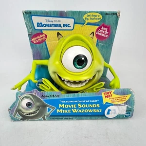 Disney Pixar Monsters Inc Mike Wazowski Movie Sounds Hasbro Says Lots of Phrases - Picture 1 of 6