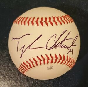 TYLER CHATWOOD-CUBS, ANGELS, BLUE JAYS, SIGNED RAWLINGS MINOR LEAGUE BASEBALL