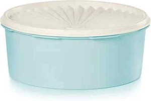 Tupperware Heritage Collection 7.6 Cup Cookie Canister, Vintage Blue - - Picture 1 of 5