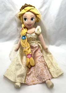 Disney Store Tangled Rapunzel Hochzeit Braut 21 Zoll Plüschpuppe LESEN - Bild 1 von 5
