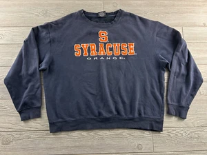 Campus Heritage Collection Syracuse Orange Navy Blue Crew Neck Sweater Size XXL - Picture 1 of 8