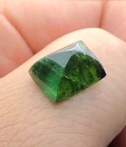 Pan de azúcar de turmalina | 9 quilates verde azulado oscuro | Mejor para anillo @Afganistán - Imagen 1 de 11