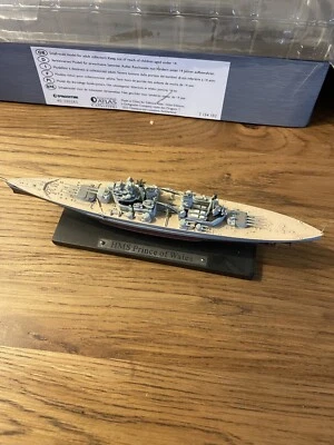 Atlas Editions Legendary Warships 7134102 Hms Prince Of Wales Model Ship Display - Image 1 of 4