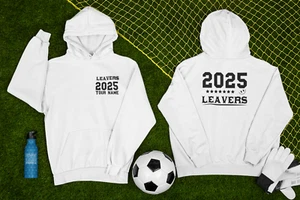 Personalised Custom Leavers Your Name Hoodie School Students 2025 Party Gifts - Picture 1 of 23
