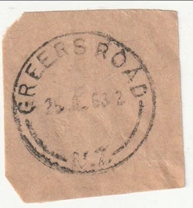 New Zealand Postmark - Greers Road (Christchurch) J class - Picture 1 of 1
