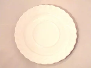 Schirnding Bavaria White Scallop Tea Cup Saucer Plate 328 Dinnerware Replace - Picture 1 of 4