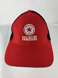 Smile Doctor Braces San Antonio TX Cap Hat Trucker Mesh Snapback Red Black Poly - Picture 1 of 8