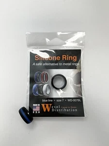 Silikon Blue Line Ring, 7 - Bild 1 von 1