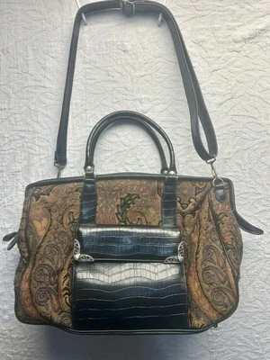 Bolso de Mano Equipaje de Viaje de Fin de Semana Estilo Médico Bueno Vintage Foto 1 de 4