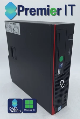 Fujitsu ESPRIMO D556 SFF Desktop PC - Intel Core i3-6100 8GB RAM + 500GB HDD - Image 1 of 4