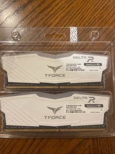 TEAMGROUP T-Force Delta 16GB(2x8)PC4-28800 DDR4-3600 Memory - TF4D48G3600HC18JBK - Picture 1 of 2