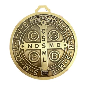Benedikt-Medaille Zur Segnung Des Hauses, Heiliger Benedikt, Extra Großes M4411 - Bild 1 von 9