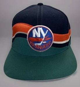 Cappellino a sfera snapback Mitchell And Ness NY Islanders NHL "Rare" Wave nuovo senza etichette - Foto 1 di 10
