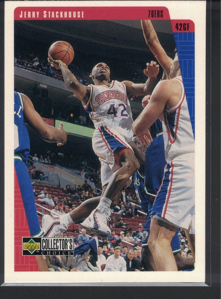 1997-98 Upper Deck Collector's Choice - Jerry Stackhouse #102 - Image 1 of 1