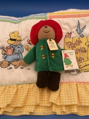 Manta de bebé acolchada con volantes Paddington Bear hecha a mano de kit oso de peluche Foto 1 de 4