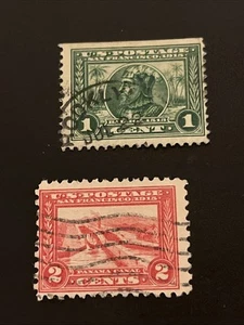 US #401-2 francobolli usati CV$10 - Lotto A-79773 - Foto 1 di 2