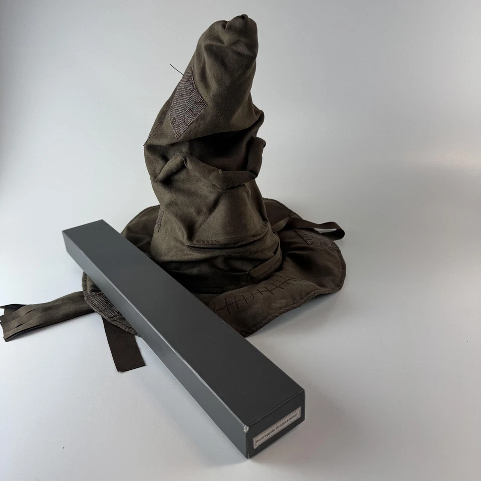 Sombrero de Harry Potter Mago Cosplay Sombrero Clasificador con Varita de Saúco Dumbledore Para Hombres Foto 1 de 4