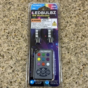Alpena LED BULBZ - RGB 2 Bulbs 194 Multicolor - NEW SEALED FREE SHIPPING - Picture 1 of 7