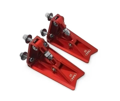 Billet Aluminum Adjustable Trim Tab in Red, 68x40x35mm for Marine Use - Image 1 of 3