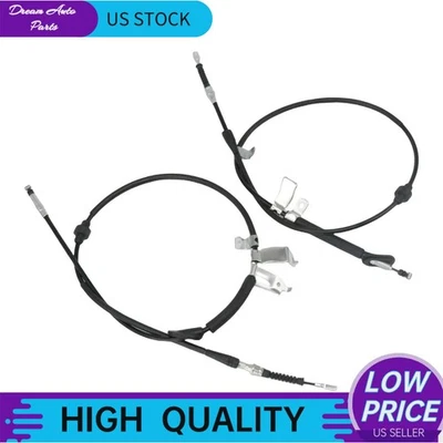 LH+RH Rear For Acura Integra 1994-1998 Honda Civic 1992-2000 Parking Brake Cable - Image 1 of 4