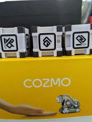 Anki Cozmo Robot Toy Learning Replacement Cubes Block set # 1 2 3 READ - Image 1 of 4