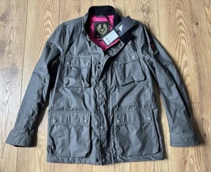 Brand New Belstaff Flash Fieldmaster Granit Grey/Neon Pink XL Jacket - Picture 1 of 11