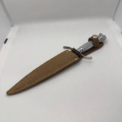 Cuchillo Pic mango de garra y esfera hecho en Japón funda de cuero vintage ¡¡BONITO!!! Foto 1 de 4