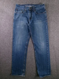 Pantalones de mezclilla Old Navy para hombre 29X30 azul pierna recta calce regular lavado medio clásicos - Imagen 1 de 13