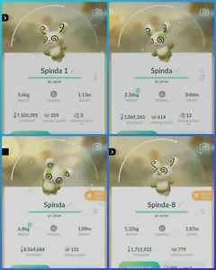 Shiny Spinda ( 1 , 2 , 3 , 4 , 5 , 6 , 7 , 8 , 9 ) Pokemon Trade Go - Picture 1 of 8