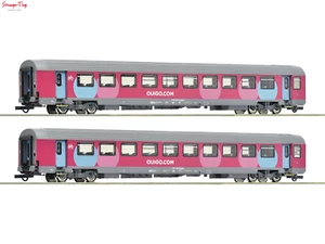 Roco SNCF Ouigo Corail Coach Set (2) VI 1:87 Scale, HO Scale - Picture 1 of 1