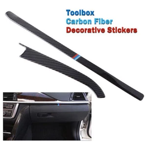 LHD Carbon Fiber Toolbox Cover Trim For BMW 3 4 Series F30 F33 F34 F36 M Color - Bild 1 von 9