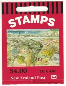 1996 New Zealand Seaside Stamps Set 10 Booklet S/A SG 1968/77 MUH - Picture 1 of 1