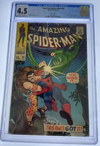 Amazing Spider-Man #49 CGC 4.5 OW/W pages 1967 Marvel Comics Vulture Kraven app - Bild 1 von 6