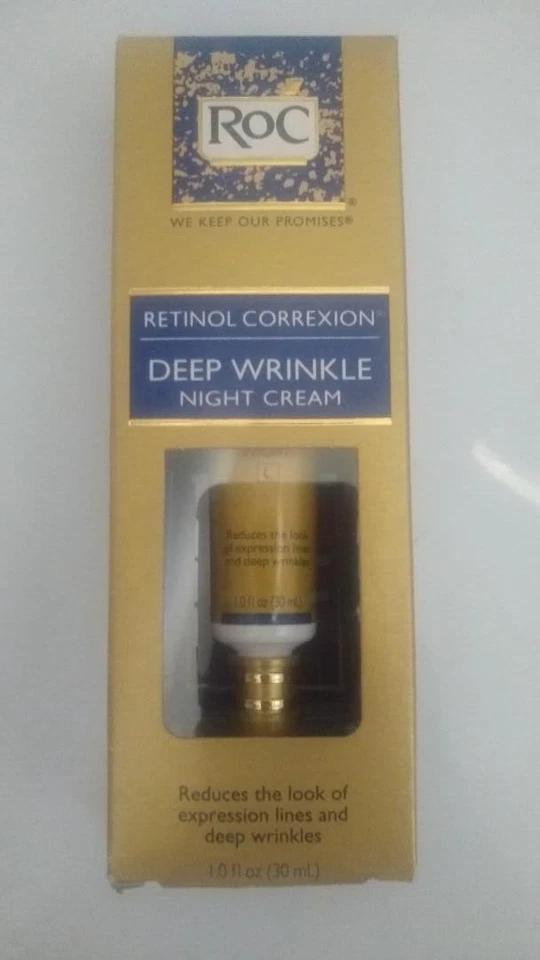 Pack of 3 Roc Retinol Correxion Deep Wrinkle Night Cream 1.0 oz New - Image 1 of 1